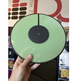 Glow in the Dark with BLACK Halo 12" Serato Control Vinyl (Pair): Only Available from Mile High DJ Supply