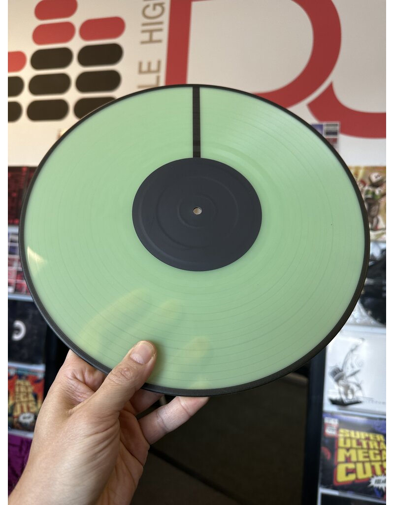 Glow in the Dark with BLACK Halo 12" Serato Control Vinyl (Pair): Only Available from Mile High DJ Supply