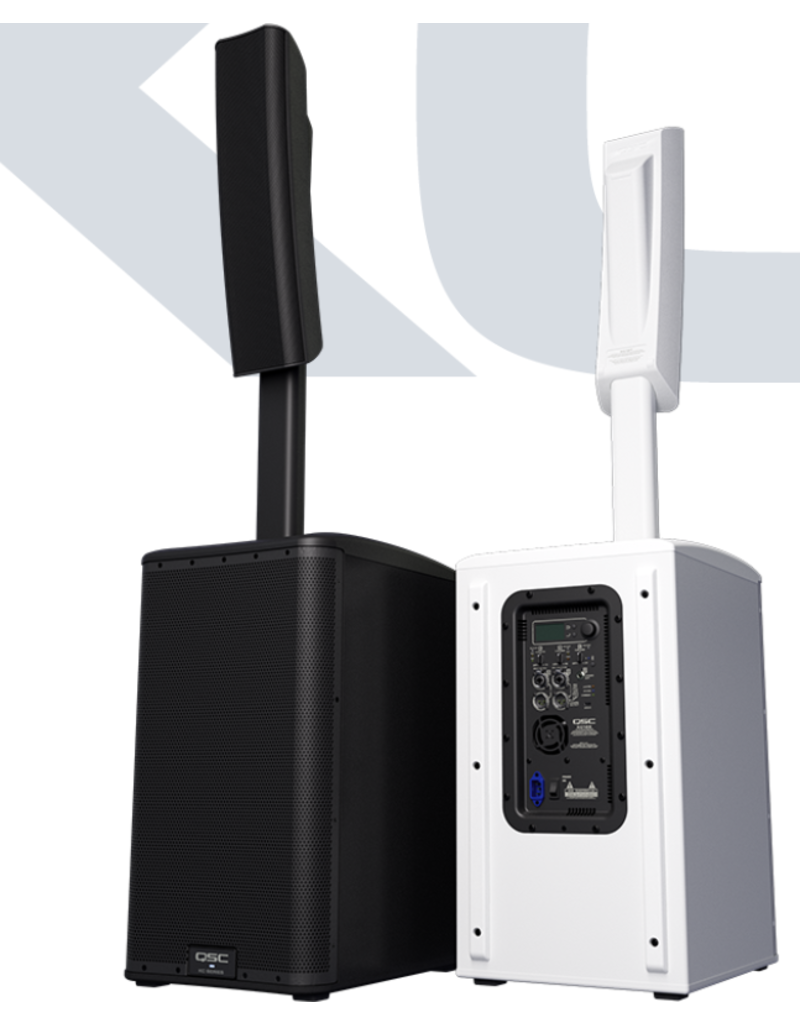 QSC QSC KC12 Active 12" 3-Way Column Loudspeaker System with Bluetooth (Black) KC12-BK