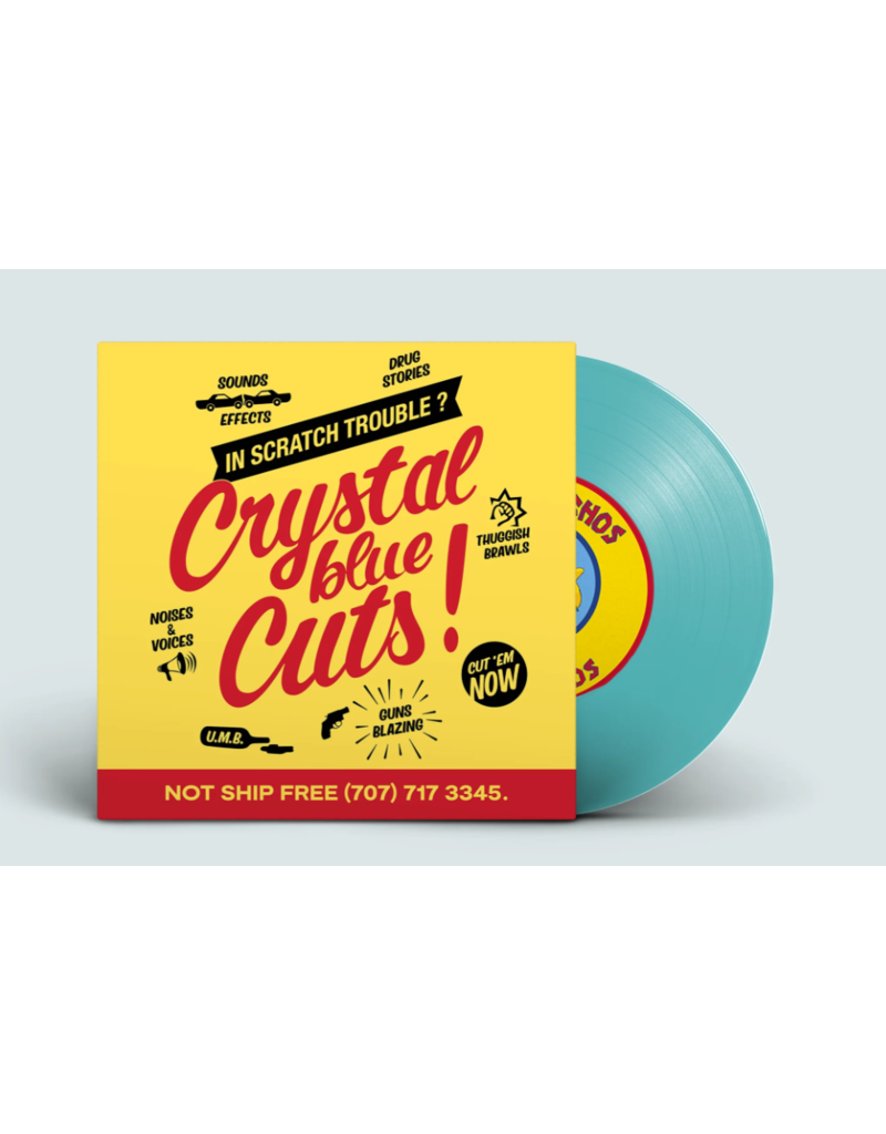 Beatsqueeze Crystal Blue Cuts: Transparent Blue 7" Scratch Record by Ugly Mac Beer (Import)