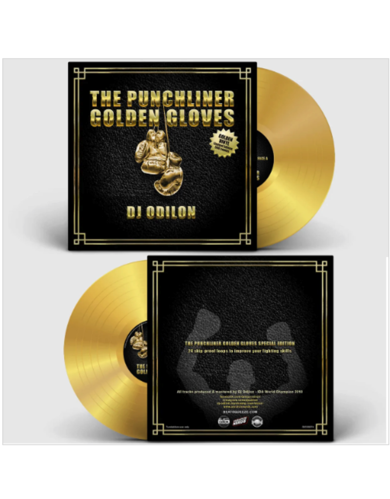 Beatsqueeze DJ Odilon: The Punchliner Golden Gloves 12" Gold Scratch Record