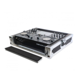 ProX ProX ATA Style Flight Travel Case for Denon DJ Prime Go - Silver On Black (X-PRIMEGO)