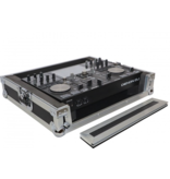 ProX ProX ATA Style Flight Travel Case for Denon DJ Prime Go - Silver On Black (X-PRIMEGO)