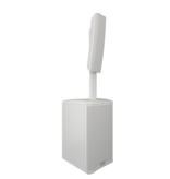 QSC SPECIAL ORDER QSC KC12 Active 12" 3-Way Column Loudspeaker System with Bluetooth (White) KC12-WHT