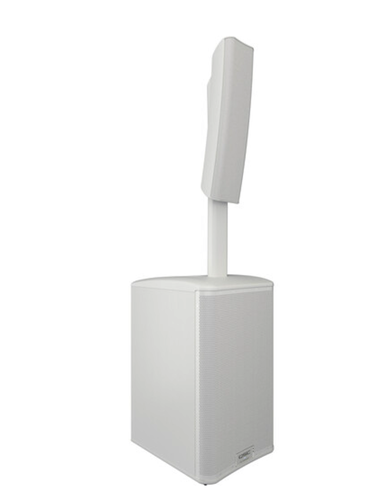 QSC SPECIAL ORDER QSC KC12 Active 12" 3-Way Column Loudspeaker System with Bluetooth (White) KC12-WHT