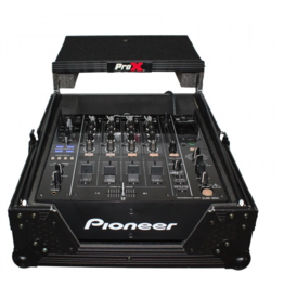 ProX ProX ATA Flight Hard Case for Large Format 12" Universal DJ Mixer w/ Laptop Shelf Black on Black (XS-M12LTBL)
