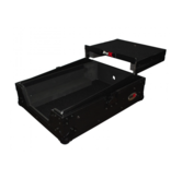ProX ProX ATA Flight Hard Case for Large Format 12" Universal DJ Mixer w/ Laptop Shelf Black on Black (XS-M12LTBL)