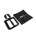 ProX Ibis Folding DJ Laptop Stand w/ Adjustable Height Accessory Tray + Carrying Bag in Black (T-LPS900BLK)