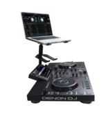 ProX Ibis Folding DJ Laptop Stand w/ Adjustable Height Accessory Tray + Carrying Bag in Black (T-LPS900BLK)