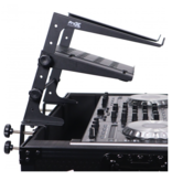 ProX ProX Universal Portable Desktop Laptop Stand with 2nd Tier Shelf and Mounting Clamps for DJ Cases (T-ULPS200)