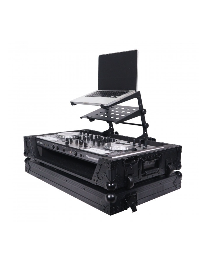 ProX ProX Universal Portable Desktop Laptop Stand with 2nd Tier Shelf and Mounting Clamps for DJ Cases (T-ULPS200)