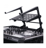 ProX ProX Universal Portable Desktop Laptop Stand with 2nd Tier Shelf and Mounting Clamps for DJ Cases (T-ULPS200)