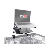 ProX ProX Universal Portable Desktop Laptop Stand with 2nd Tier Shelf and Mounting Clamps for DJ Cases (T-ULPS200)