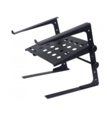 ProX ProX Universal Portable Desktop Laptop Stand with 2nd Tier Shelf and Mounting Clamps for DJ Cases (T-ULPS200)