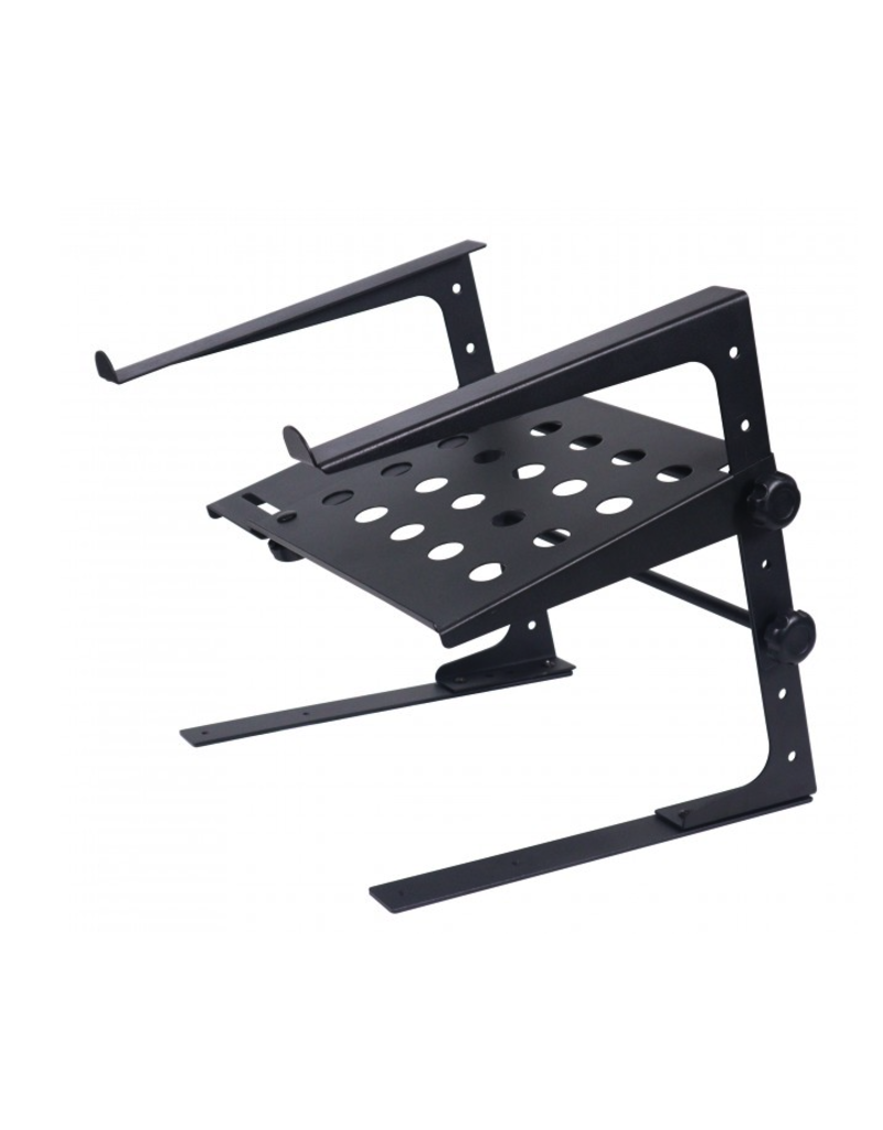 ProX ProX Universal Portable Desktop Laptop Stand with 2nd Tier Shelf and Mounting Clamps for DJ Cases (T-ULPS200)