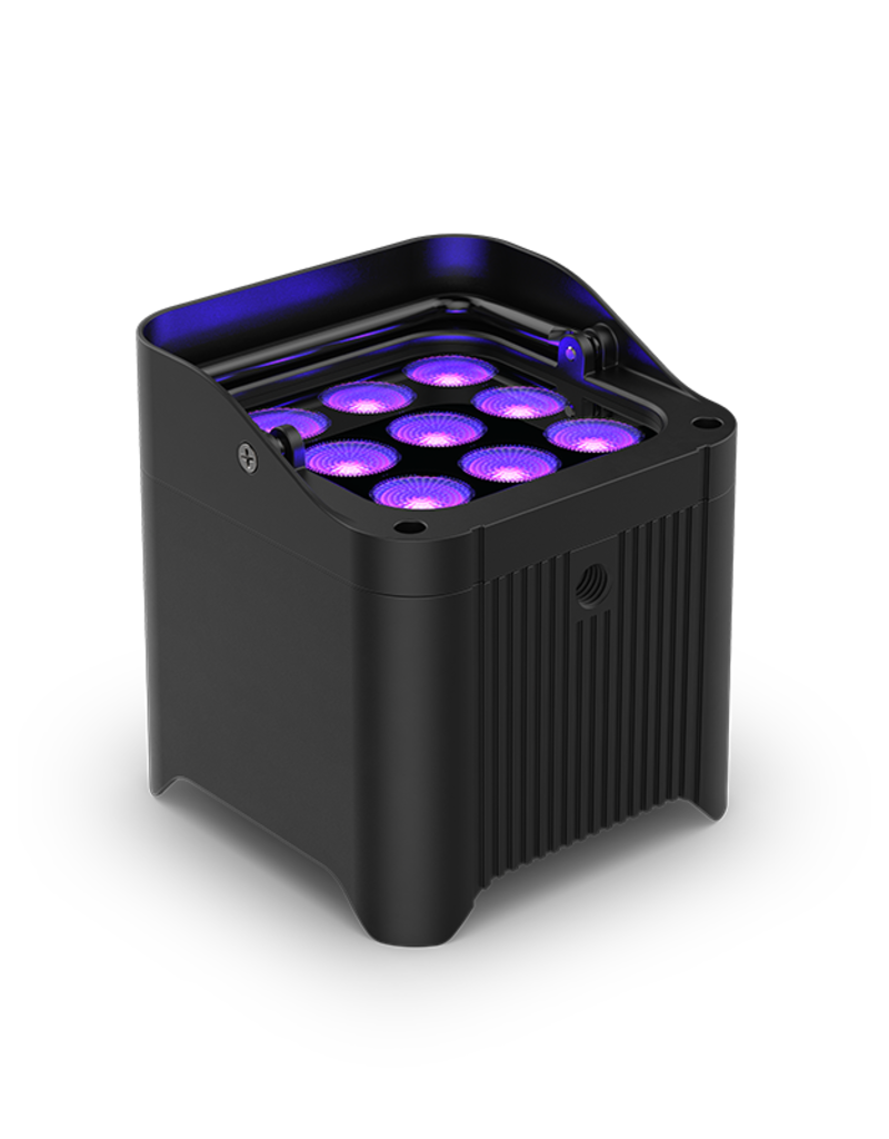 Chauvet DJ Chauvet DJ Freedom Par H9 IP X4 Battery-Powered IP54 RGBAW+UV LED PAR Kit with Bag, Remote, and Multi-Charger (4-Pack)
