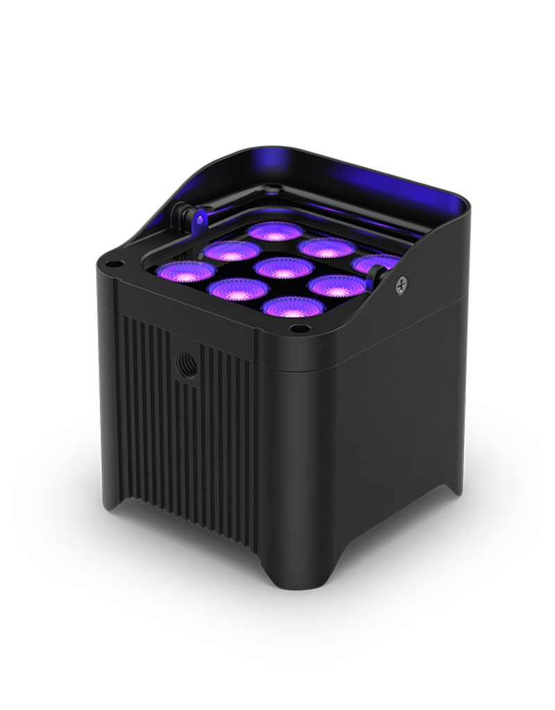 Chauvet DJ Chauvet DJ Freedom Par H9 IP X4 Battery-Powered IP54 RGBAW+UV LED PAR Kit with Bag, Remote, and Multi-Charger (4-Pack)
