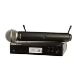 Shure BLX24R/SM58-H9 Wireless Vocal System with SM58 Cardoid Dynamic Wireless Microphone