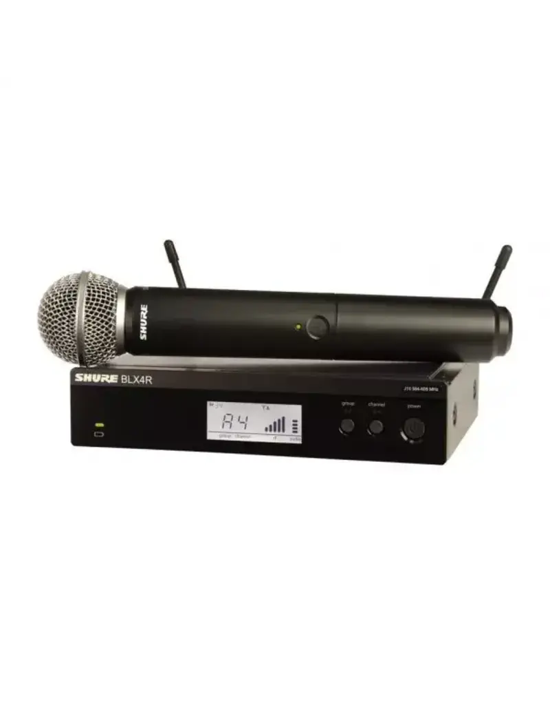 Shure BLX24R/SM58-H9 Wireless Vocal System with SM58 Cardoid Dynamic Wireless Microphone