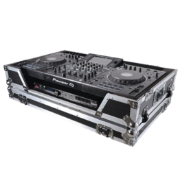 ProX ProX ATA Flight Case For XDJ-XZ  with 1U Rack Space + Wheels Black/Silver (XS-XDJXZ W)