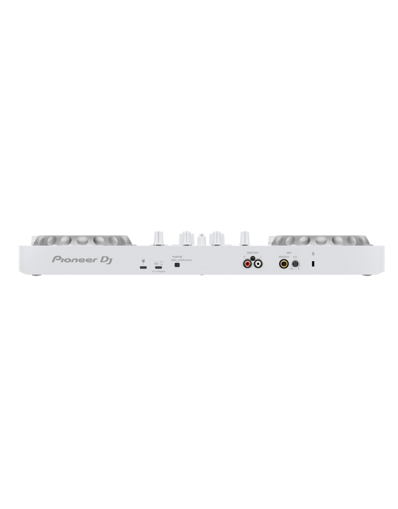 White DDJ-FLX4  2-channel DJ controller for rekordbox and Serato - Pioneer DJ