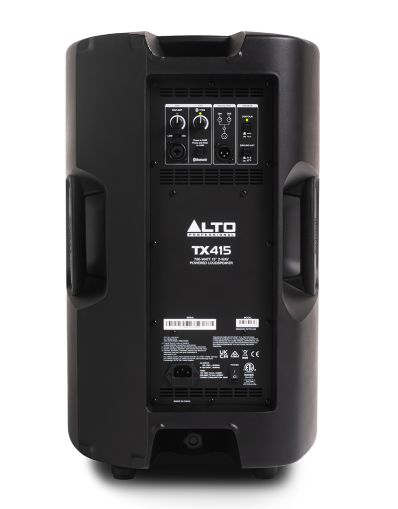 Alto Professional TX415 700W 2-Way 15" Powered Loudspeaker with Bluetooth