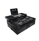 ProX PROX FLX10 or GRV6 with Sliding Laptop Shelf ATA Flight Style Road Case Black Finish Slim Case