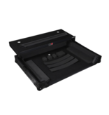 ProX PROX FLX10 or GRV6 with Sliding Laptop Shelf ATA Flight Style Road Case Black Finish Slim Case