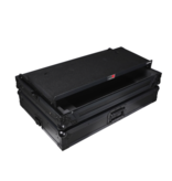 ProX PROX FLX10 or GRV6 with Sliding Laptop Shelf ATA Flight Style Road Case Black Finish Slim Case