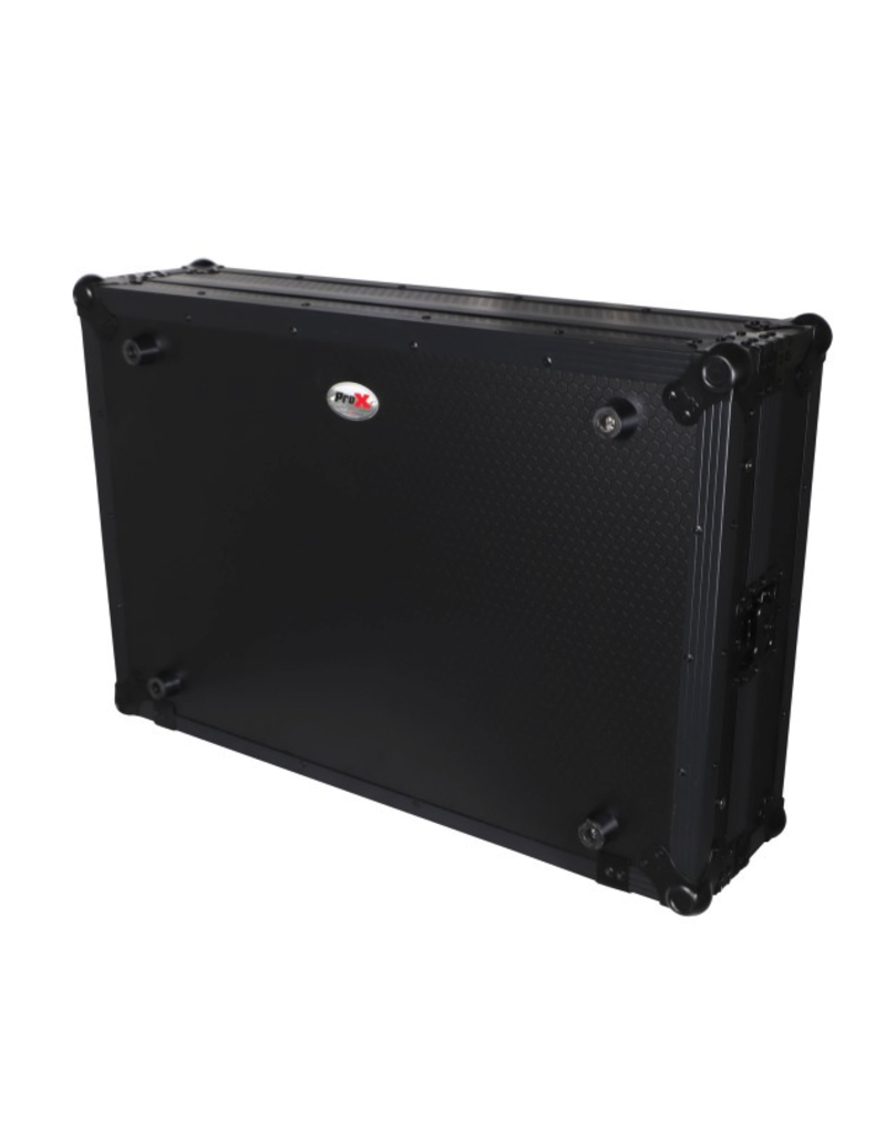 ProX PROX FLX10 or GRV6 with Sliding Laptop Shelf ATA Flight Style Road Case Black Finish Slim Case