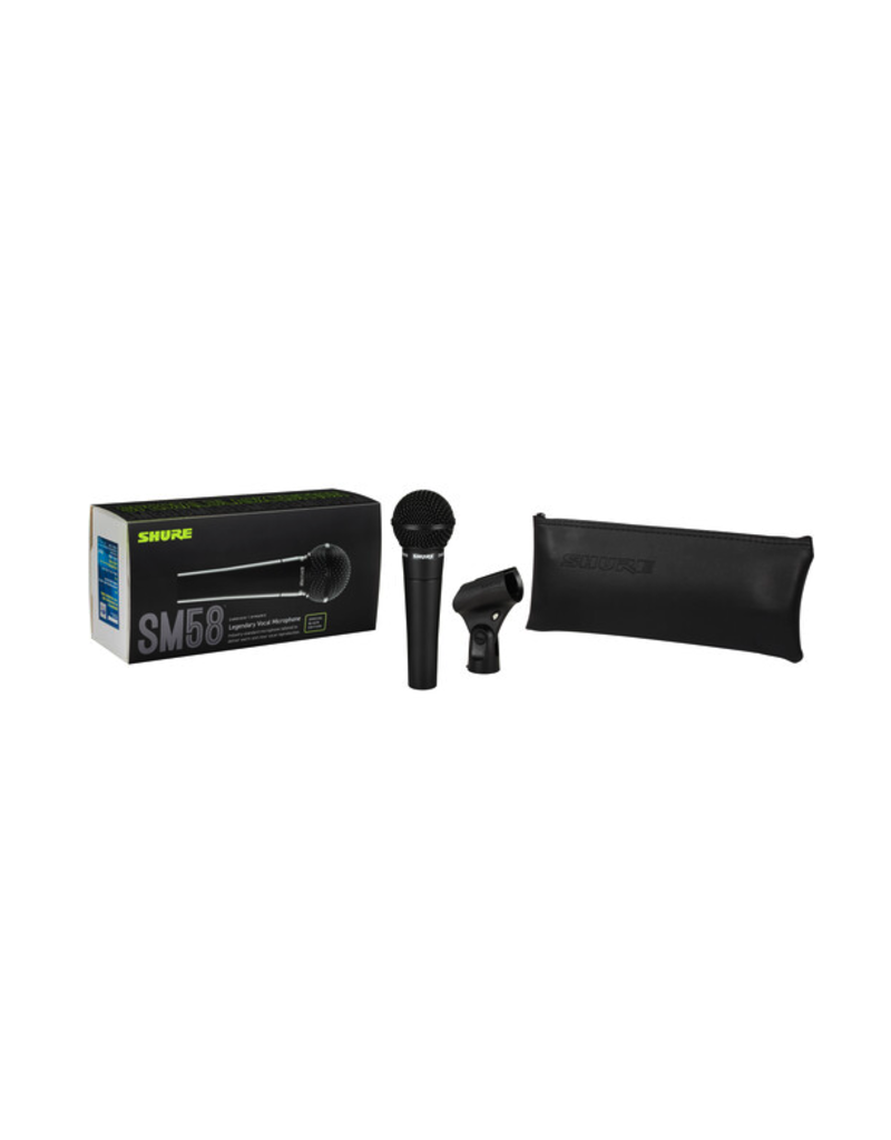 Shure SM58-BLK Cardioid Dynamic Microphone (Special Black Edition)