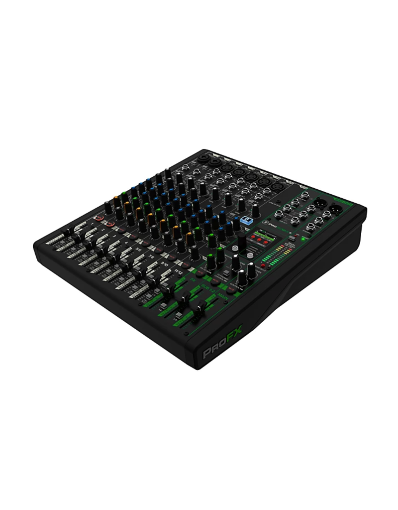 Mackie Mackie ProFX12v3+ PLUS: 12-Channel Analog Mixer with Built-In FX, USB Recording, and BLUETOOTH