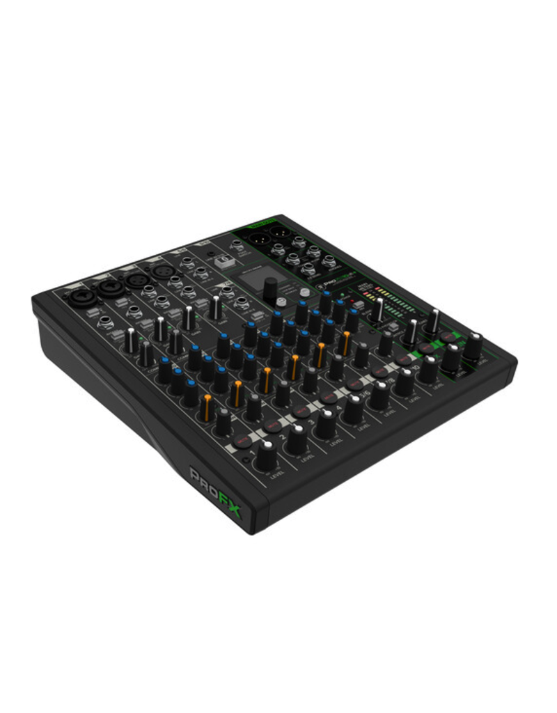 Mackie Mackie ProFX10v3+ PLUS:  10-Channel Analog Mixer with Built-In FX, USB Recording, and BLUETOOTH