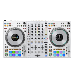 Limited Edition WHITE  DDJ-FLX10: 4-deck USB DJ Control Surface and 4-channel Mixer for Rekordbox DJ Software & Serato DJ Pro. Feat. Rekordbox Track Separation Technology - Pioneer DJ