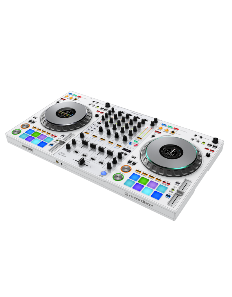 FLX10-W: WHITE 4-deck USB DJ Control Surface and 4-channel Mixer for Rekordbox DJ Software & Serato DJ Pro. Feat. Rekordbox Track Separation Technology - Pioneer DJ