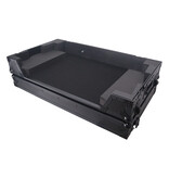 ProX ATA Style Flight Case for REV7 DJ Controller with Wheels and 1U Rackspace Black Finish (XS-DDJREV7WBL)