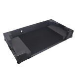 ProX ATA Style Flight Case for REV7 DJ Controller with Wheels and 1U Rackspace Black Finish (XS-DDJREV7WBL)