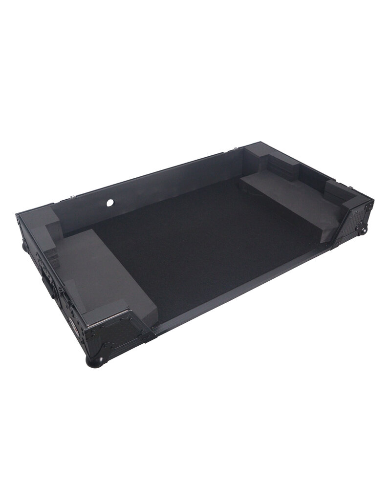 ProX ATA Style Flight Case for REV7 DJ Controller with Wheels and 1U Rackspace Black Finish (XS-DDJREV7WBL)