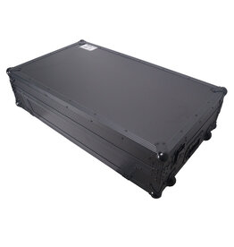 ProX ATA Style Flight Case for REV7 DJ Controller with Wheels and 1U Rackspace Black Finish (XS-DDJREV7WBL)