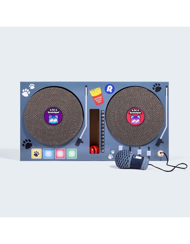 DJ Scratchpad: DJ Turntable Cat Scratcher