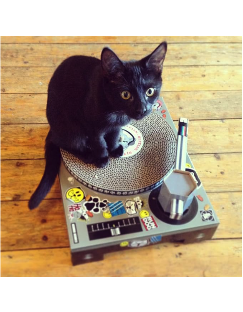 Cat Scratching Pad DJ Deck