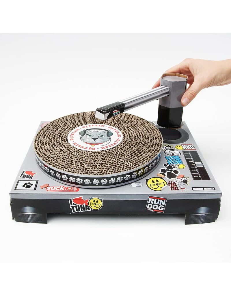 Cat Scratching Pad DJ Deck