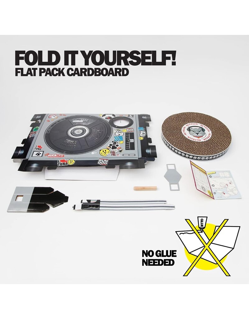 Cat Scratching Pad DJ Deck