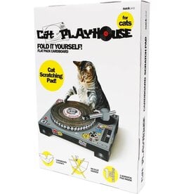 Cat Scratching Pad DJ Deck