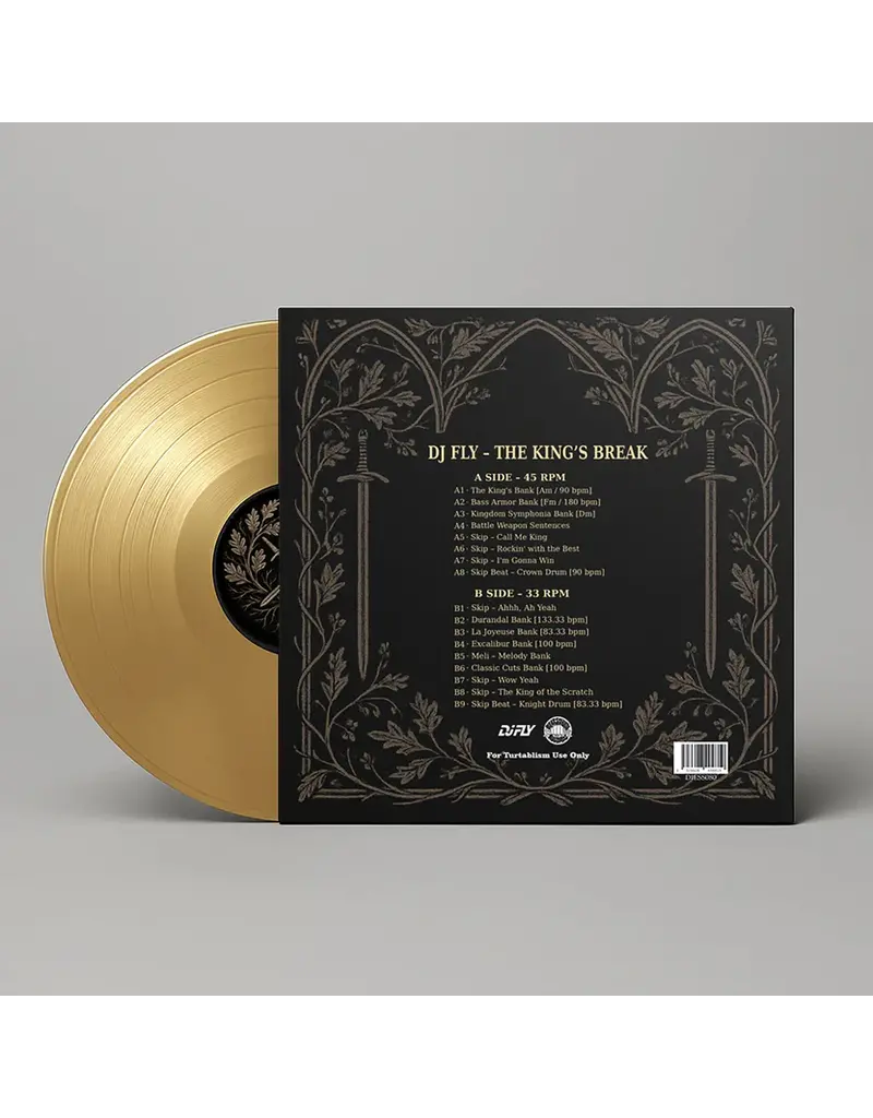 Beatsqueeze DJ FLY:  The King's Break 12" Scratch Record (Beatsqueeze) Imported from France!