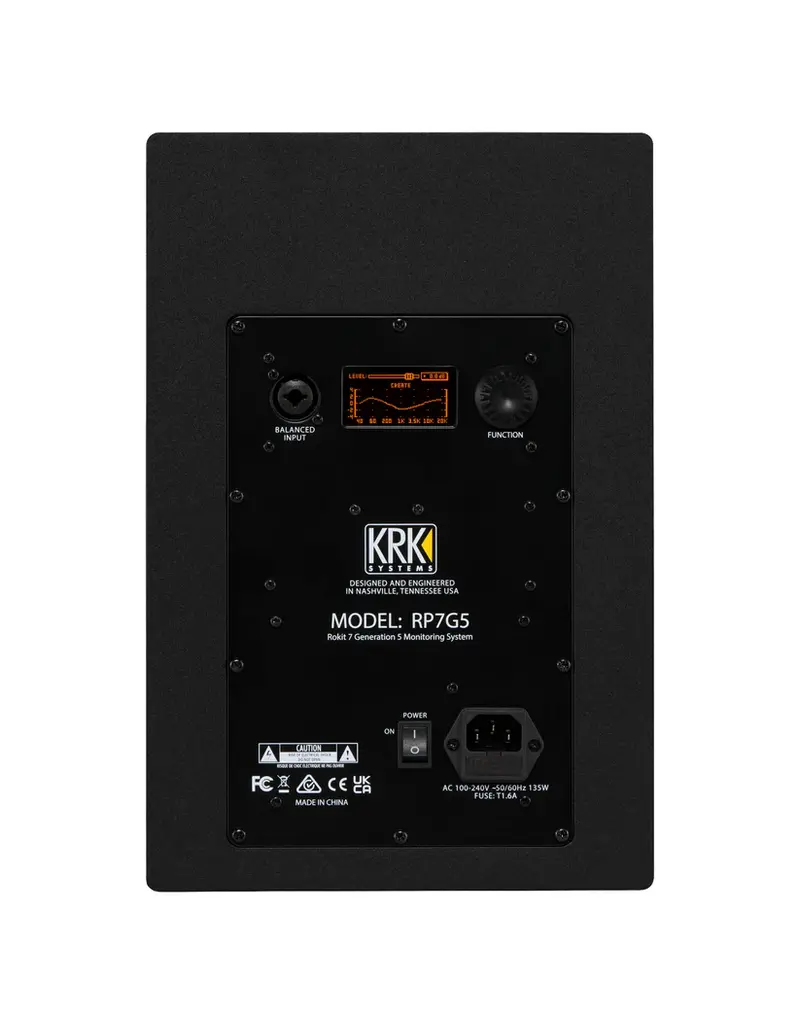 KRK ROKIT 7 Generation Five: Active 7” Two-Way Studio Reference Monitor - KRK Systems (RP7G5)