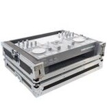 ProX ProX ATA Style Flight Travel Case for Denon DJ Prime Go - Silver On Black (X-PRIMEGO)