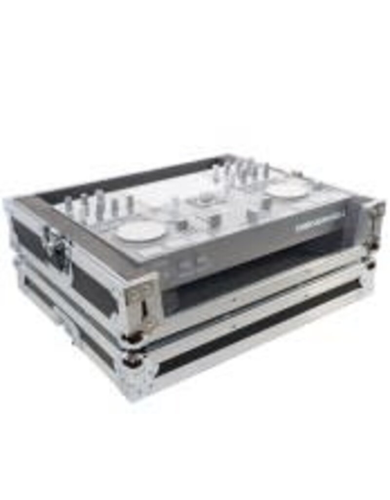ProX ProX ATA Style Flight Travel Case for Denon DJ Prime Go - Silver On Black (X-PRIMEGO)