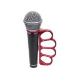 ProX GRIPMATE Hand-Gripped Slotted Microphone Knuckle Holder