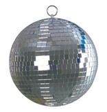 ProX Prox 8" inch Mirror Disco Ball Bright Silver Reflective Indoor DJ Sphere with Hanging Ring for Lighting (MB-8)